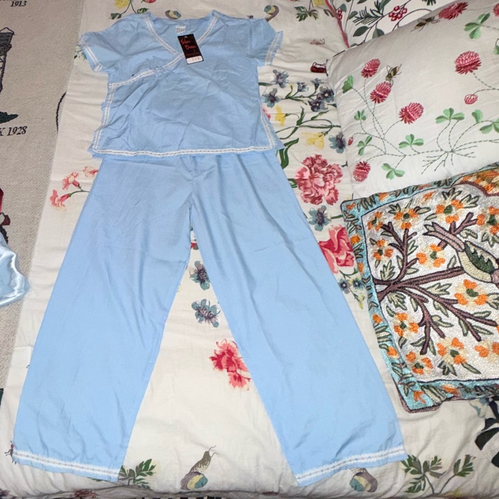 Light Blue Kids Pajamas